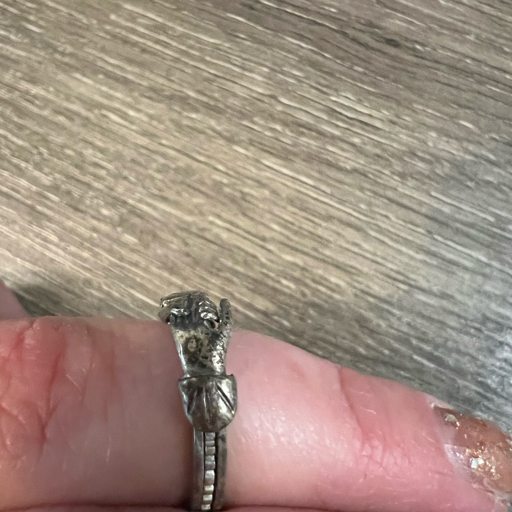 Just in- vintage three in one sterling silver ring - Picture 3 of 12